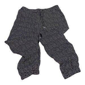 M&S Marks Spencer Pants Womens 12R Joggers Harem High Rise Elastic Waist Y2K